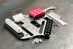 Landcruiser switch pro mounting bracket with midi fuse holders and busbar