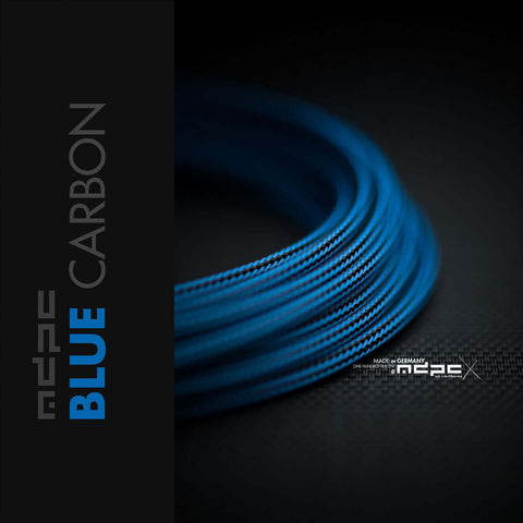 Blue Carbon Cable Sleeve