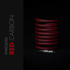 Red Carbon Cable Sleeve